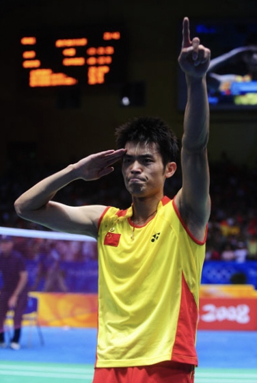 中国羽毛球队爆冷韩国羽毛球队，林丹打破历史纪录的简单介绍